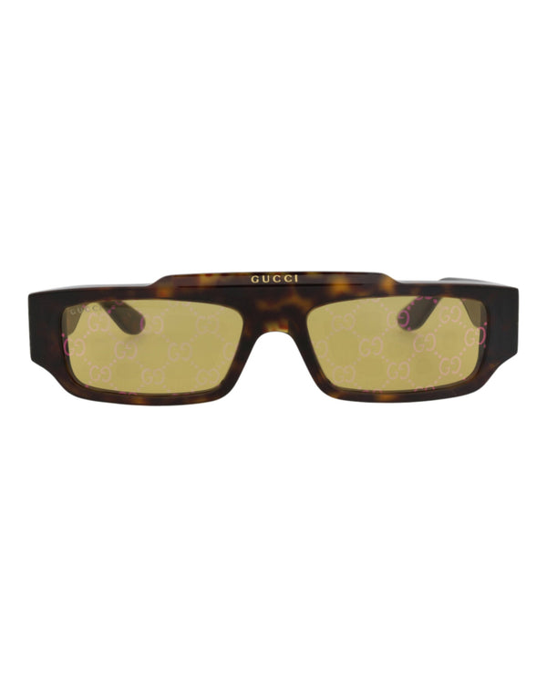 Gucci Square-Frame Recycled Acetate Sunglasses